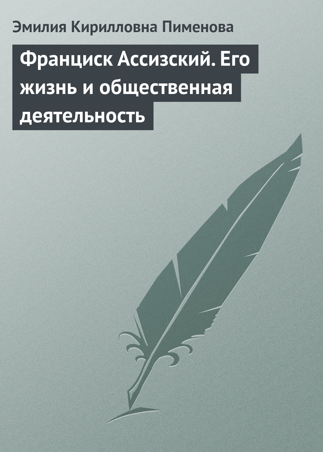 Франциск Ассизский. Его жизнь и общественная деятельность